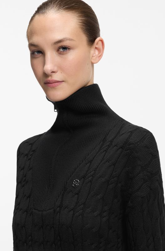 Hugo Boss Ella Zip Knit