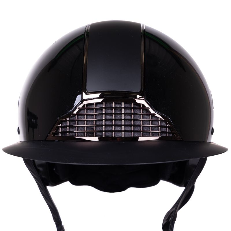 QHP Miami Polo Visor Ridehjelm Sort