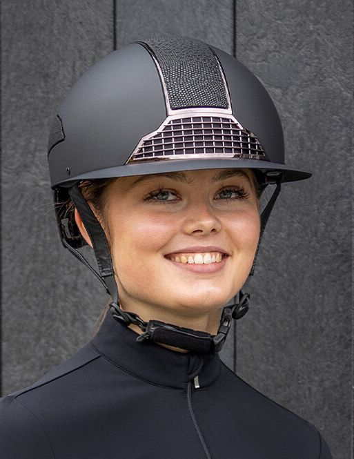 Hovedbilde QHP Safety Helmet Detroit Polo Visor