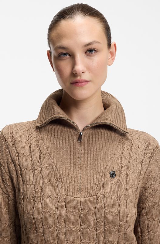 Hugo Boss Ella Zip Knit