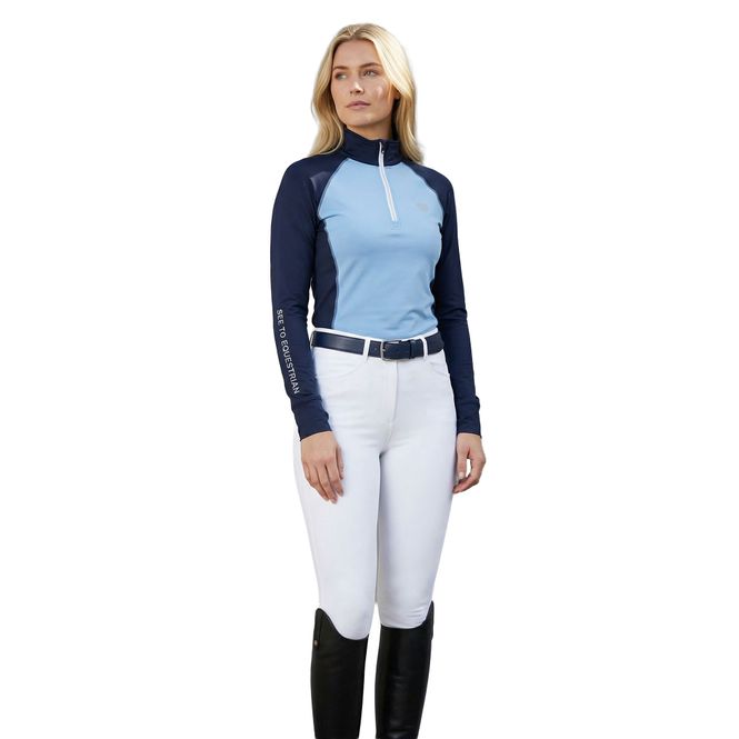 Hovedbilde C2E Queens Park Ladies Zip Neck Trainingshirt