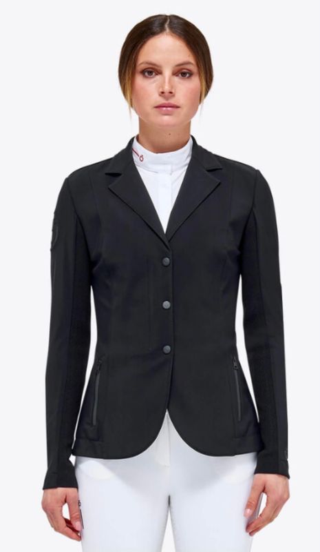 Cavalleria Toscana Women's Competition jacket with zip with inserts in technical mesh