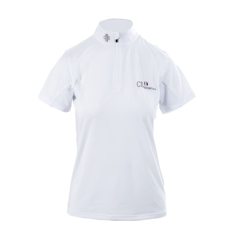 C2E BAKERSFIELD Ladies Zip Neck Showshirt
