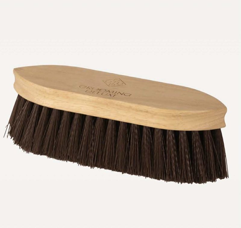 Grooming Deluxe Wooden Classic Brush Short Hard