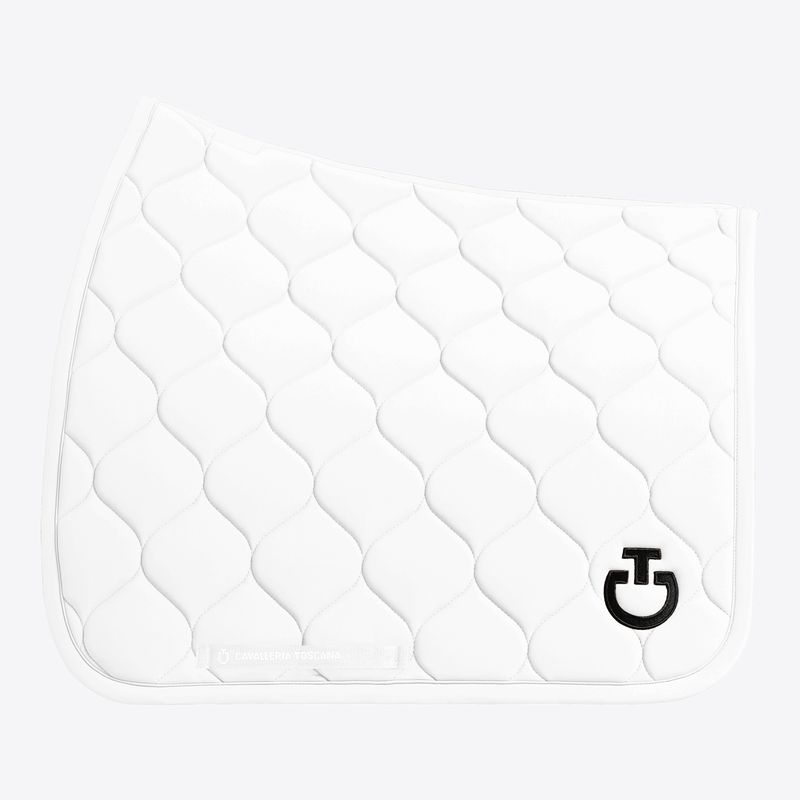 New Circular Quilted Jersey Dressage Saddle Pad