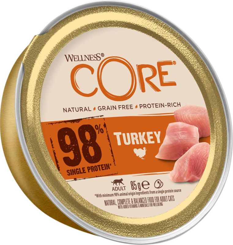 CORE Cat 98 % med kalkun 85g
