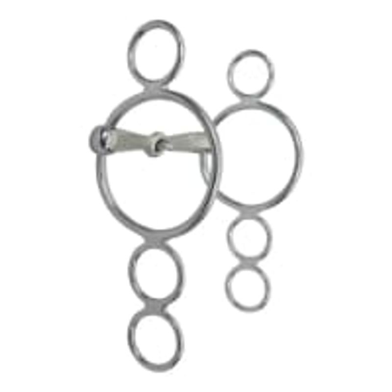 RS Pessoa Bitt Todelt 4 Ringer -Stål